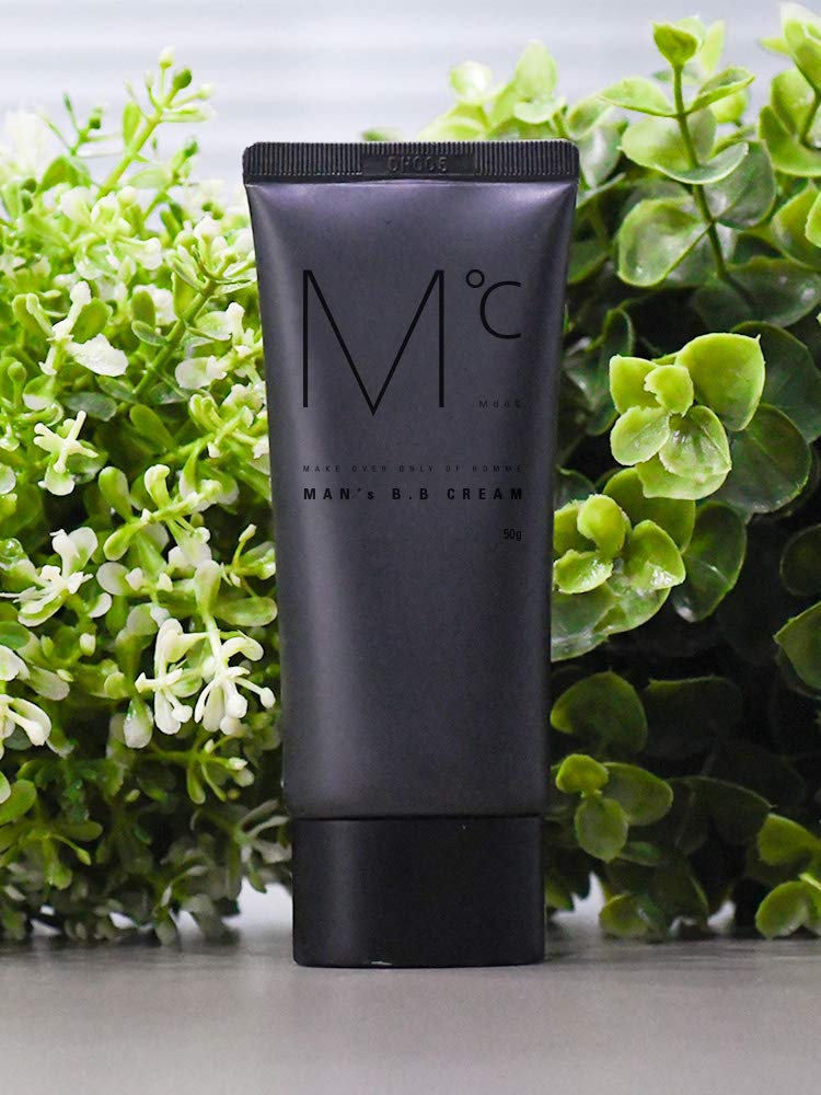 MdoC BB Cream for Blemish UV Protection Large 50g Enhanced Evens Skin Tone Men, Cream, (SPF30 PA++, Capacity), Coverage,