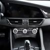 ABS Car Center Console Air Conditioning Outlet Vent Frame for Alfa Romeo Giulia 2017-2020 (Carbon Fiber)