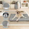 Dog Bed Cover 100% Waterproof Replacement Pet Bed Cover for Dogs Bedding Washable Grey, (Medium)
