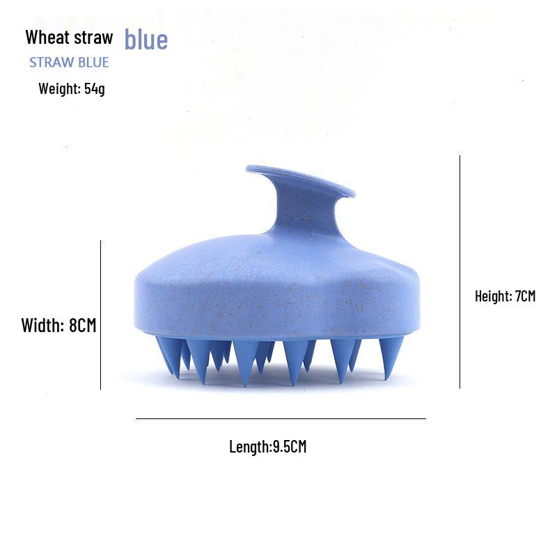 

Силіконовий масажер для шкіри голови та щітка для шампуню кольору Моранді OPP Bag