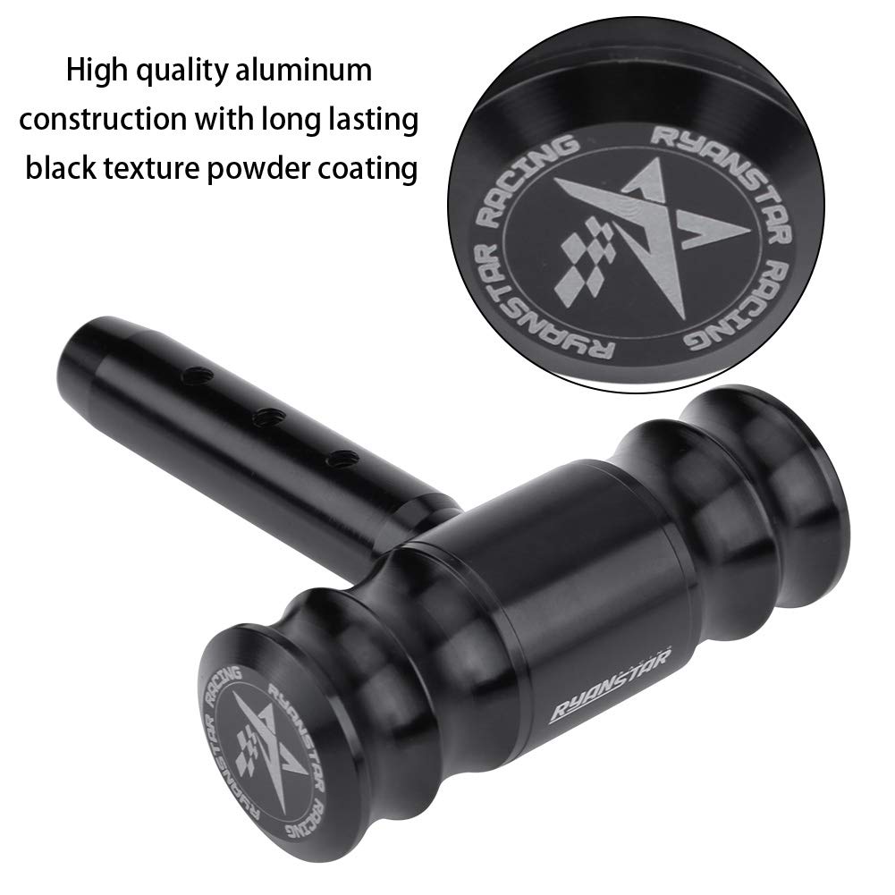 Akozon T-Handle Gear Shift Stick Shifter Handle Manual Auto Car Universal Car Lever Knob Black