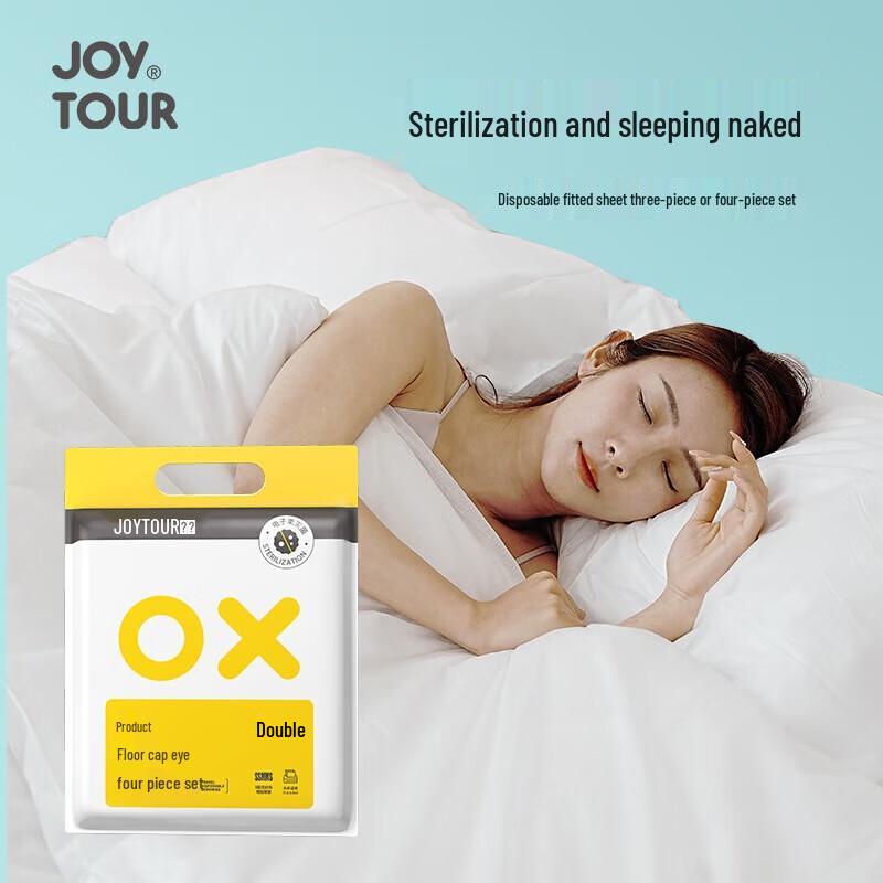 JOYTOUR Disposable Sterilized Travel Bedding Set 1 Set