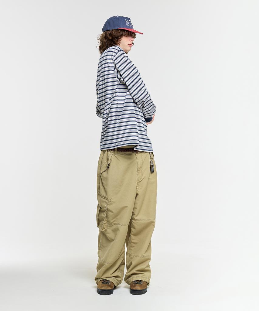 AECA Ripstop Washing Cargo Pants-Beige