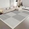 Modern Style Living Room Decoration Line Carpet Fluffy Soft Rugs for Bedroom Abstract Design Rug Home Nordic Thickened Floor Mat