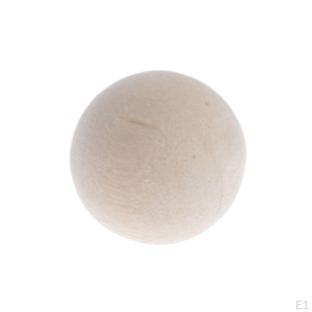 Round Orbs Wood Hardwood Painted Balls for Decorative Farmhouse Home Orbs/Balls/Sphere,DIY Handmade
