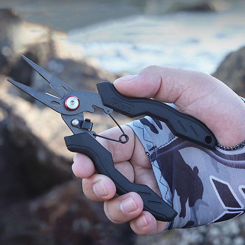 

Кольцевые плоскогубцы, аксессуары для рыболовных снастей, рыболовные плоскогубцы, резак для лески, устройство для удаления крючков, нержавеющая сталь