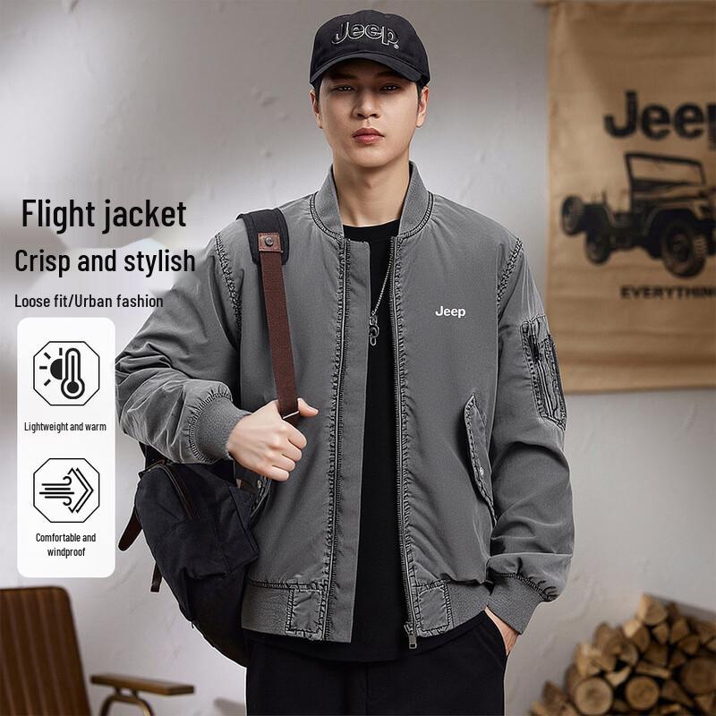 JEEP Men s Fashion Casual Loose Fit Jacket 2XL