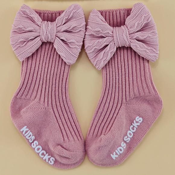 Baby Bow Headband & Socks Set - Newborn Hat & Accessory Bundle