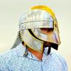 Wikinger Kettenhemd Helm Mittelalterlicher Ritter Cosplay Rüstungshelm Nordisch Messing Halloween Kostüm Geschenk