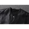 Chinese Size Men Leather Vest 100% Cowhide Motorcycle Vest Biker Leather Vests Moto Leather Waistcoat Asian Size M-6XL M435
