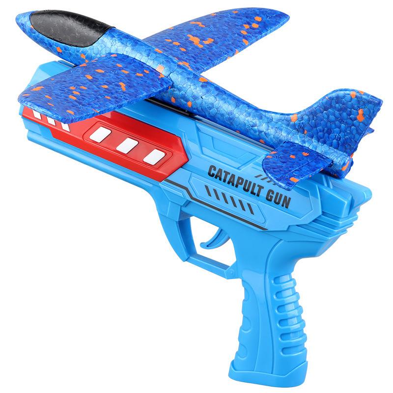 Foam Catapult Toy, Outdoor Light-up Hand-thrown Glider Interactive Toy