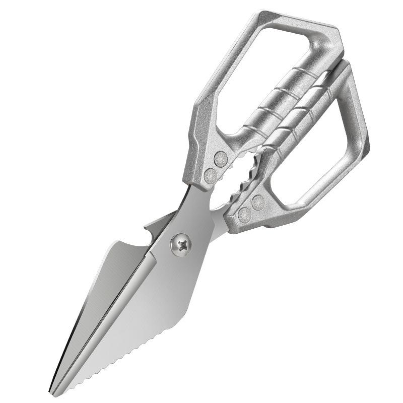 

Household King Kong Stainless Steel Multi-functional Kitchen Shears - Chicken, Duck, and Bone Cutting