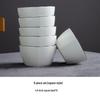 Jingqingfu Nordic Ceramic Square Dinnerware Set