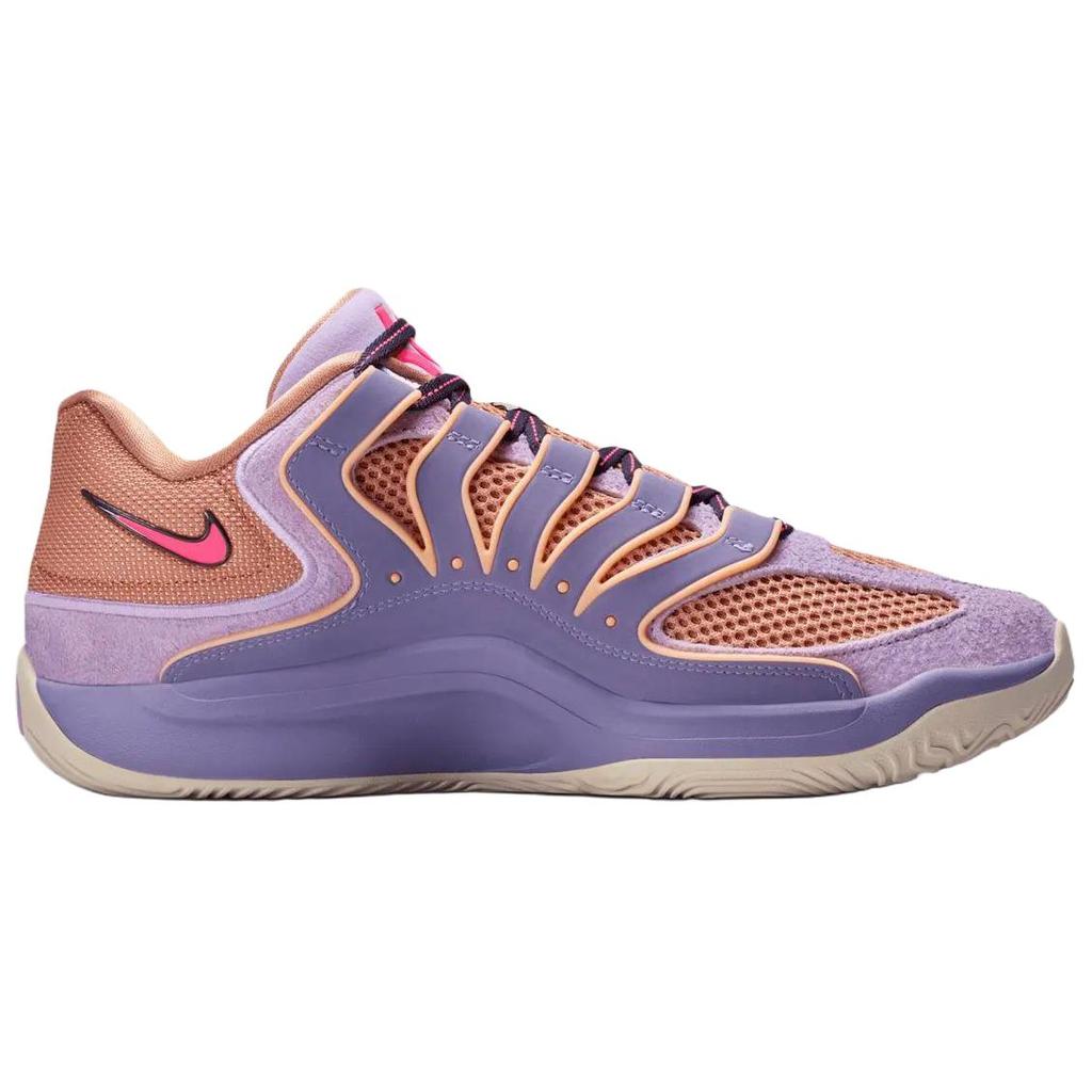 Nike KD 18 EP Pohodlné Praktické Prodyšné Basketbalové Boty Unisex Teniska Fialová Oranžová HV1991-501