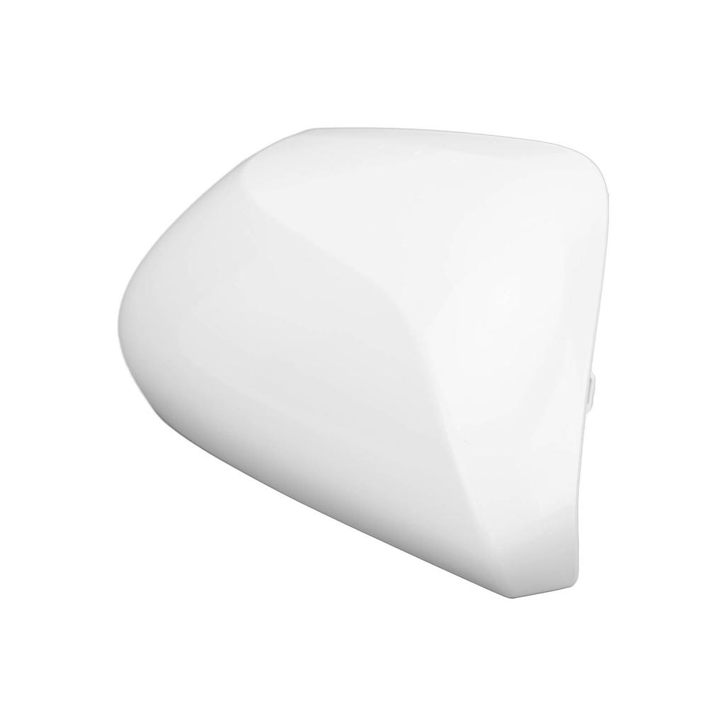 White Side Mirror Cover Unpainted Rearview Outer Door Wing Mirror Cover Cap for Camry 2018 To 2021