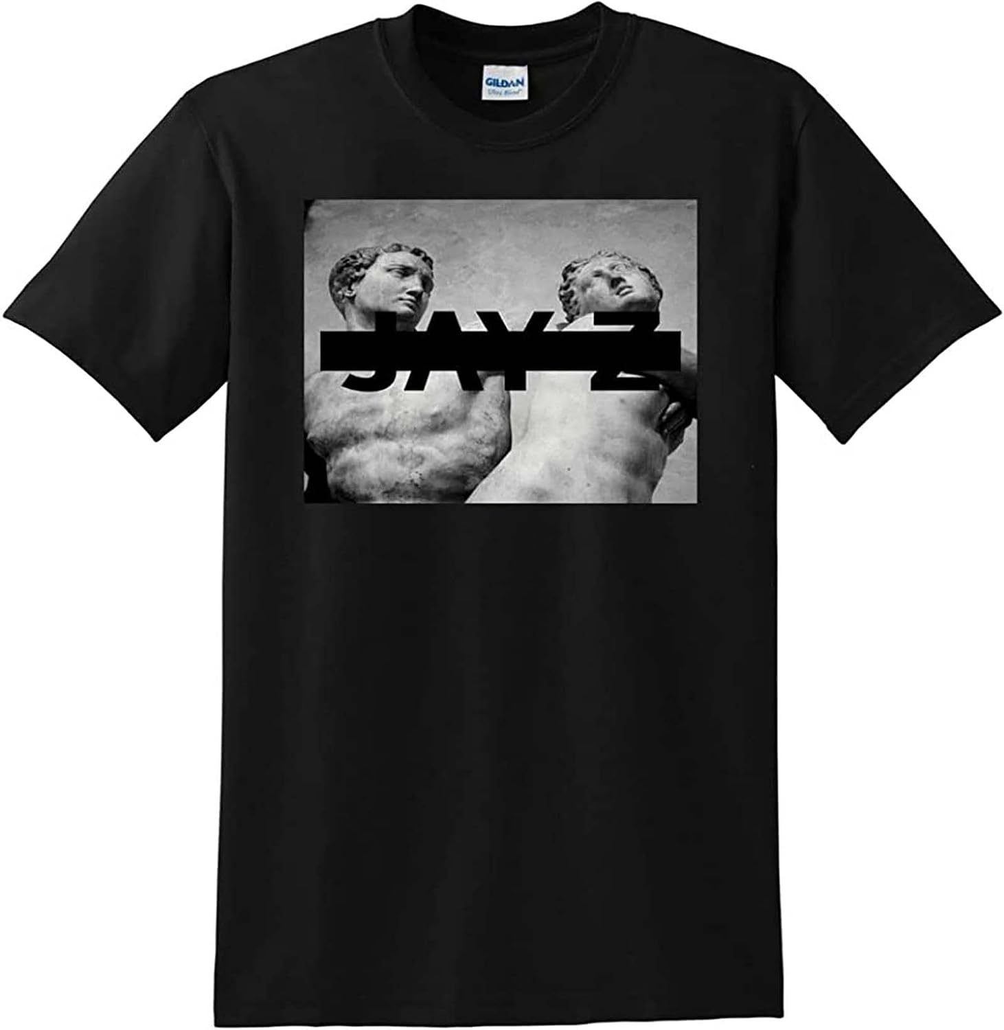 Jay Z T Shirt Magna Carta Vinyl Cd Cover Rocafella Casual Short Sleeve 4XL чёрный