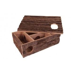 Spiel- und Ruhehaus - Trixie - Leif - Abnehmbares Dach - 4 Zimmer - Nagetiergeeignet