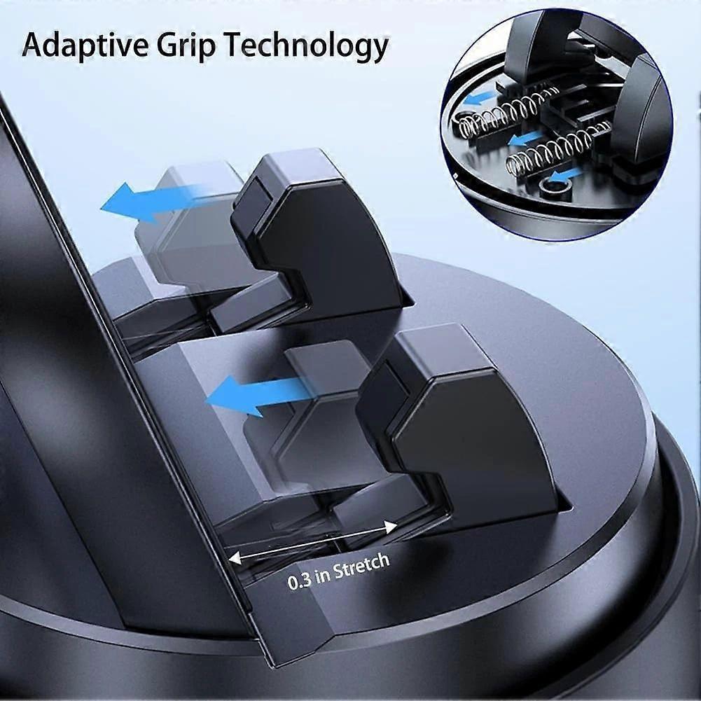 Redreeer Car Phone Holder Mount,360 Rotatable Mobile Holder with Non-Slip Base