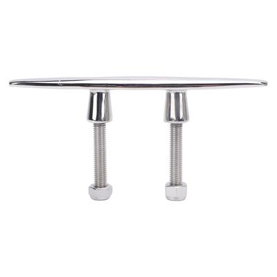 6 Inches Boat Cleat 316 Stainless Steel Polished Dock Cleats Tie Down for RV Yacht Cargo Ship Speedboat