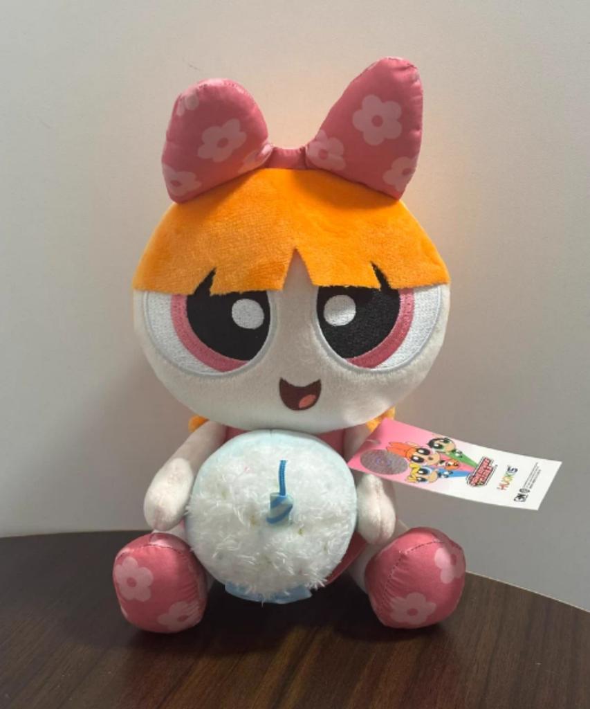 Hugkis Die Powerpuff Girls Geburtstagskuchen Serie Cartoon Plüschpuppen Anime Blossom Bubbles Buttercup Pp Baumwolle Gefüllte Spielzeuge Geschenke