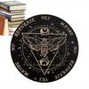 1 adet 2d Düz Ahşap Ouija Tahtası - 20cm Ahşap En Cadı Kehanet Tahtası Cadı El Sanatları Malzemeleri Falcılık Oyuncakları Karar Verme Sarkaç Cadı Altarı