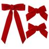 Cute Velvet Bow Hairpins Set Women Children Girls Hair Clips Pin Barrettes Accessories Hairclip Headdress Headwear Ornament