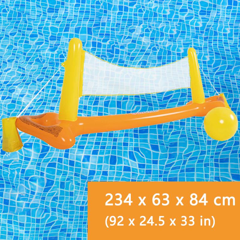 Piscină de Vară Jucării Gonflabile Jocuri cu Apă Plutitoare Volleybal Fotbal Joc de Aruncare Inele Accesorii Piscină Petrecere pe Plajă Jocuri Sportive