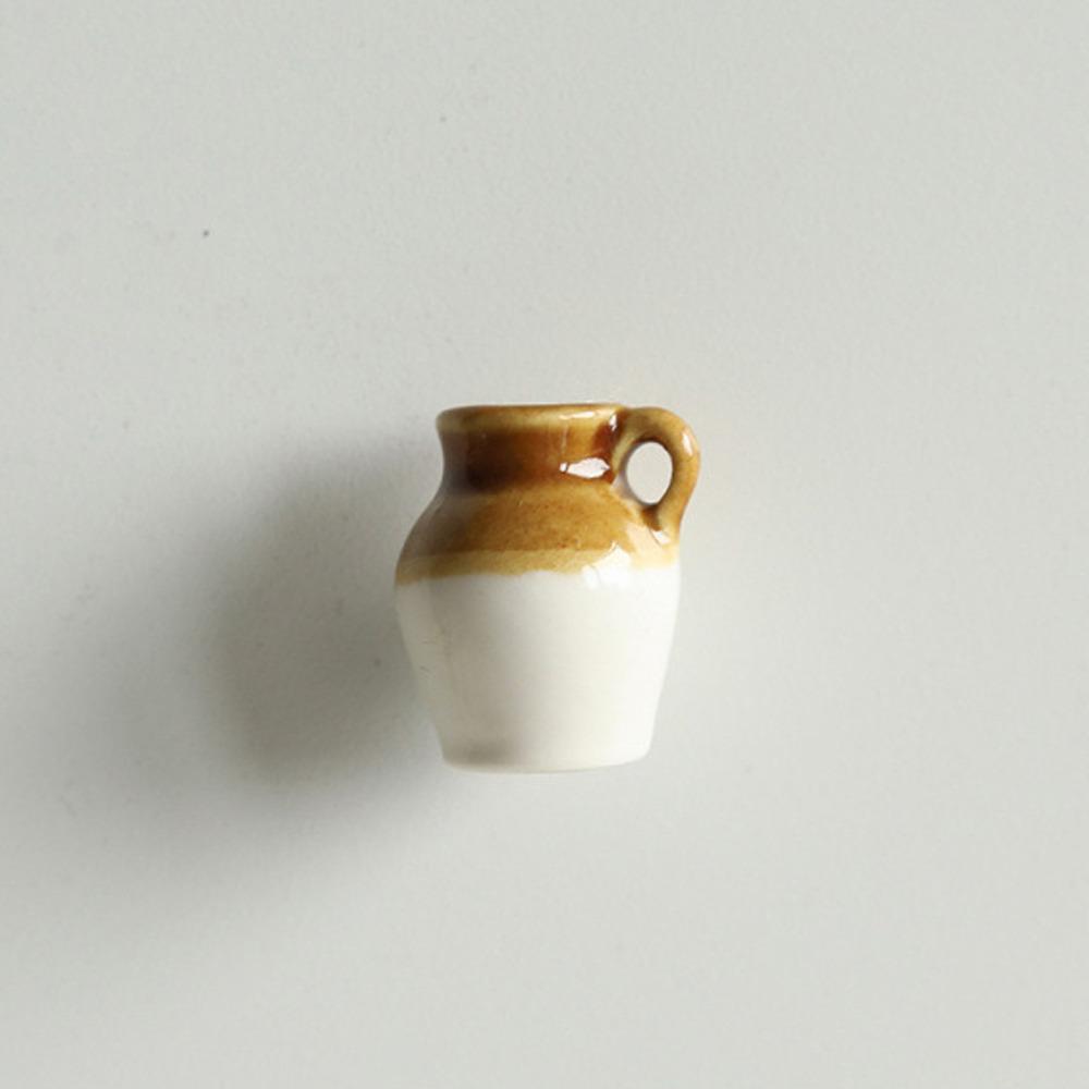 

Декоративная мини-керамическая ваза Ручная работа Ваза Магнит на холодильник Ваза Магниты на холодильник Декор для офиса Style 10