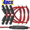 Multi-purpose SAE Battery Lead Battery Plug Wire SAE Standard Connector Red and Black Double-color Logo for Battery Plug 1-4Pcs