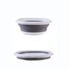Foldable silicone bowl universal container - L 36x26x14.8 cm