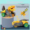 Impact Automatic Deformation Tyrannosaurus Rex Racing Children Toy For Kids Age 3 And Up
