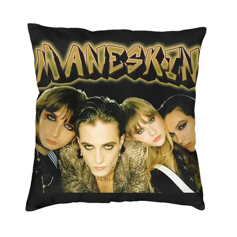 Damiano David Maneskin Luxuriöser Kissenbezug Schlafzimmerdekoration Pop Kissen für Sofa Büro Outdoor Kissen