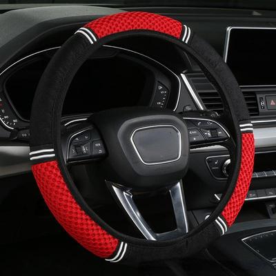 Univerzální potah na volant do auta, Protiskluzový polyester, Odolný úchop, Automobilový interiérový doplněk, Bez vnitřního kroužku, pro různé modely vozidel
