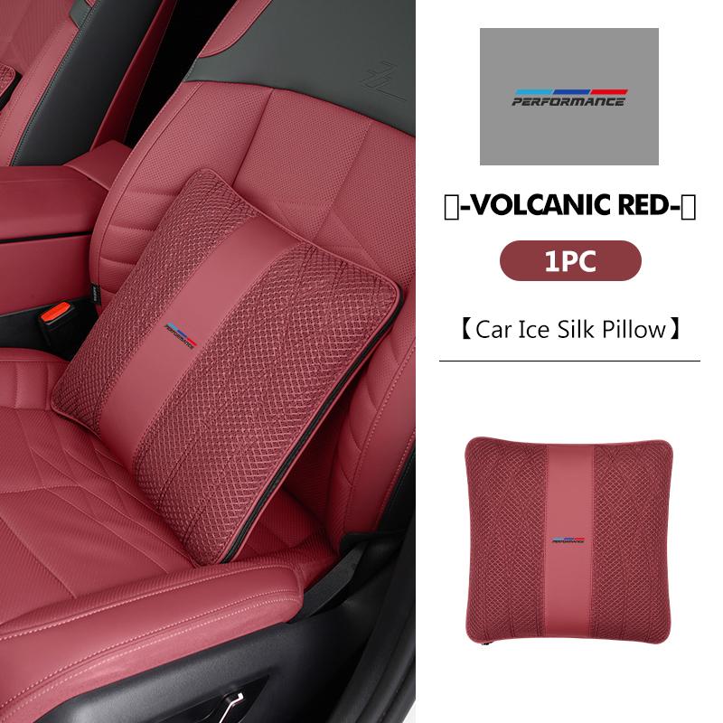 

For BMW Car Pillow And Air Conditioning Cover 2-in-1 Ice Silk Breathable Auto Accessories E91 E92 E93 E60 F10 F30 E39 E36 E87 X3