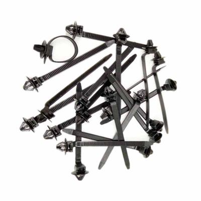 Cable Fixed Tie Fasteners Fastening Strap For Cars Wrap Clips 50pcs Nylon New High Quality Accessory Practical