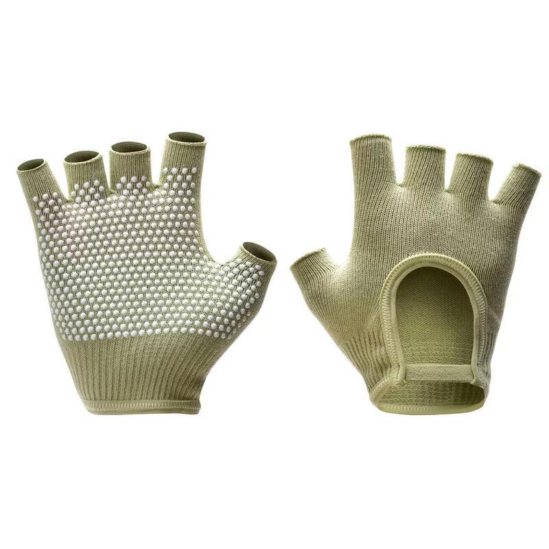 JINGRUIXIANG Women s Fingerless Non-Slip Aerial Yoga Pilates Gloves