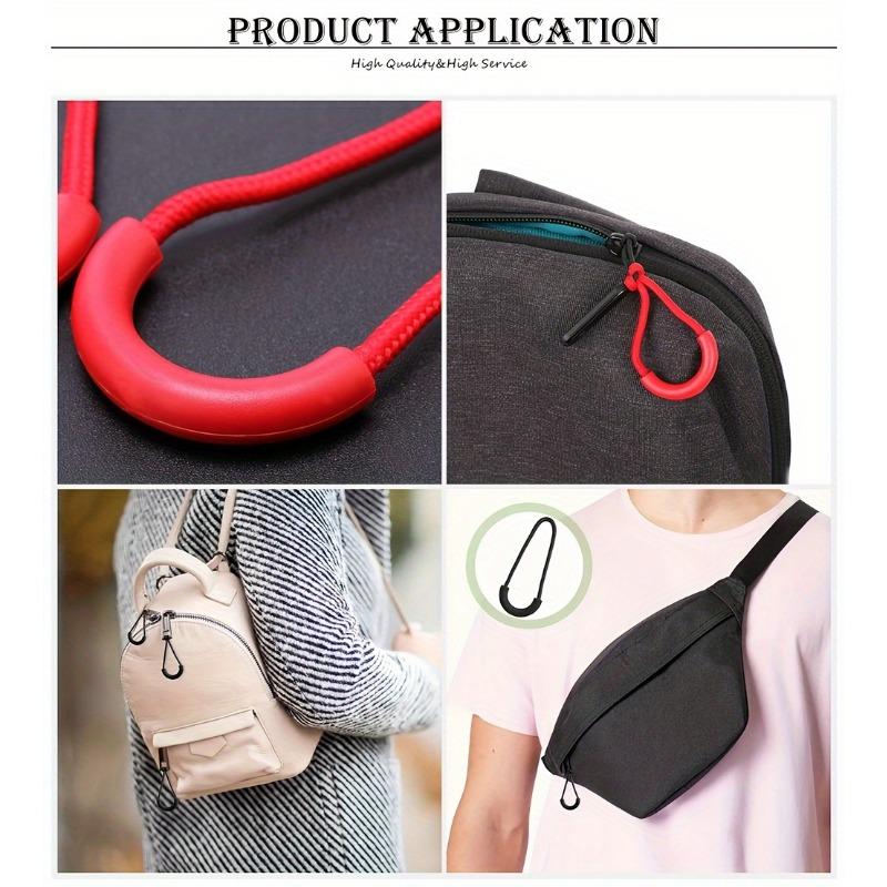 Multi-Color Zipper Pull Replacement Durable U-Shaped Slide Rail Suitable for Backpacks Jackets Suitcases