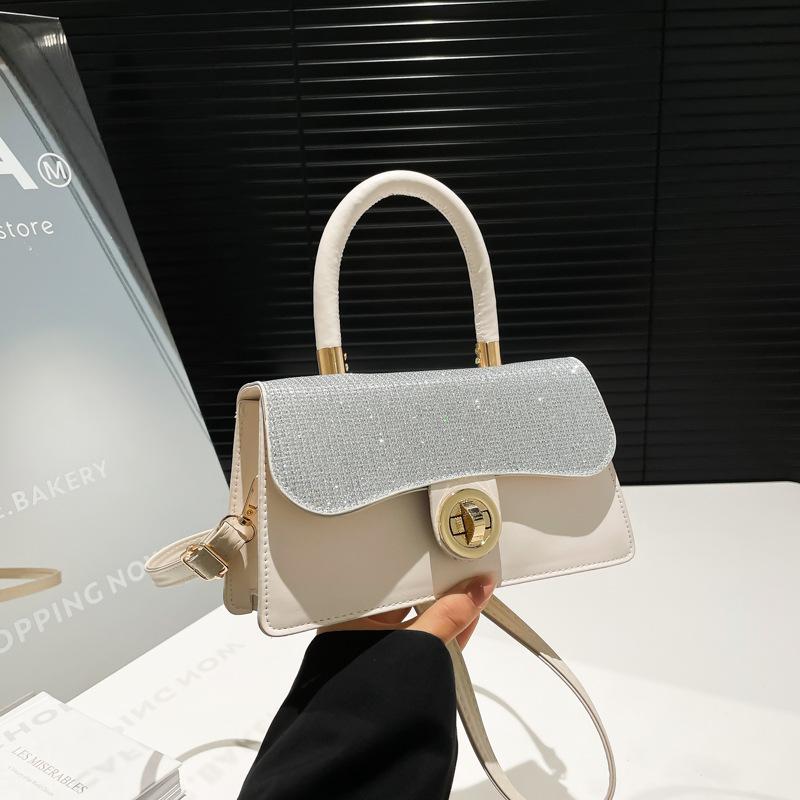 Retro handbag fashionable simple casual small square bag 2025 new shoulder messenger bag