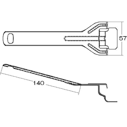 Rinnai Gas Range Parts Grill Plate Handle