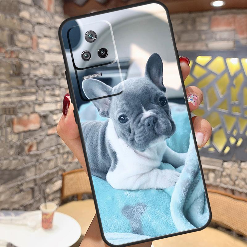 Pug Dog French Bulldog Case For Xiaomi 15 14 13 Ultra 11T 12T 13T 14T Pro POCO X7 X6 Pro X3 X5 M6 F5 F6 Pro Cover