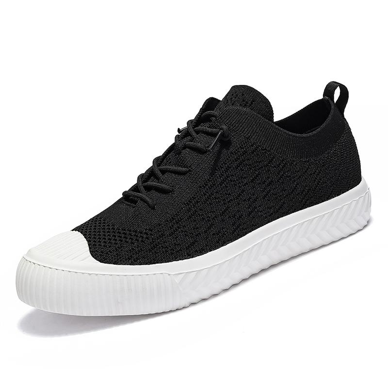 Men's and Women's Mesh Breathable Casual Sports Shoes Lace-up Vulcanized Couples Walking Light Spring and Autumn New