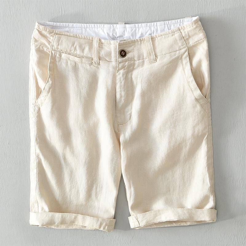 Men's Lightweight Linen Casual Shorts - Breathable, Versatile, Loose Fit Beachwear