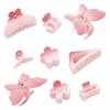 Cherry Blossom Hair Clip Frosted Grab Clip Fresh Versatile Shark Clip Pan Hair Grab Jewelry