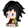 Genuine Action Figure Demon Slayer Kimetsu No Yaiba Akaza Kochou Shinobu Gacha Figure Model Toys