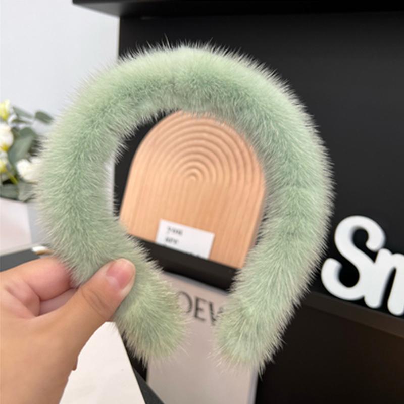 2022 Bentita de lux de iarnă pentru femei din blană de nurcă