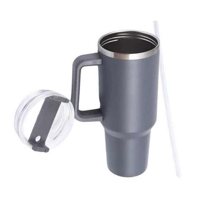 40oz Stainless Steel Insulated Water Bottle With Handle Drinking Cups Keeps Cold Tumbler With Lid Straw Mug for Summer Outdoor