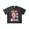 260 GSM Double Yarn 32 Count 100% Cotton Pokemon V7 Kirby Print Unisex Heavy Cotton T Shirt