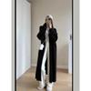 Lazy wind long knee anti-mink sweater jacket women's clothing autumn and winter new large size loose knitted cardigan