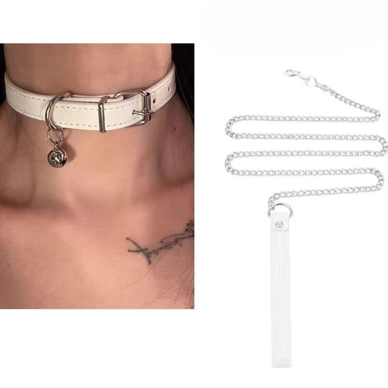 Cortical Collar Bell Necklace Short Necklace Collar Dog Leash