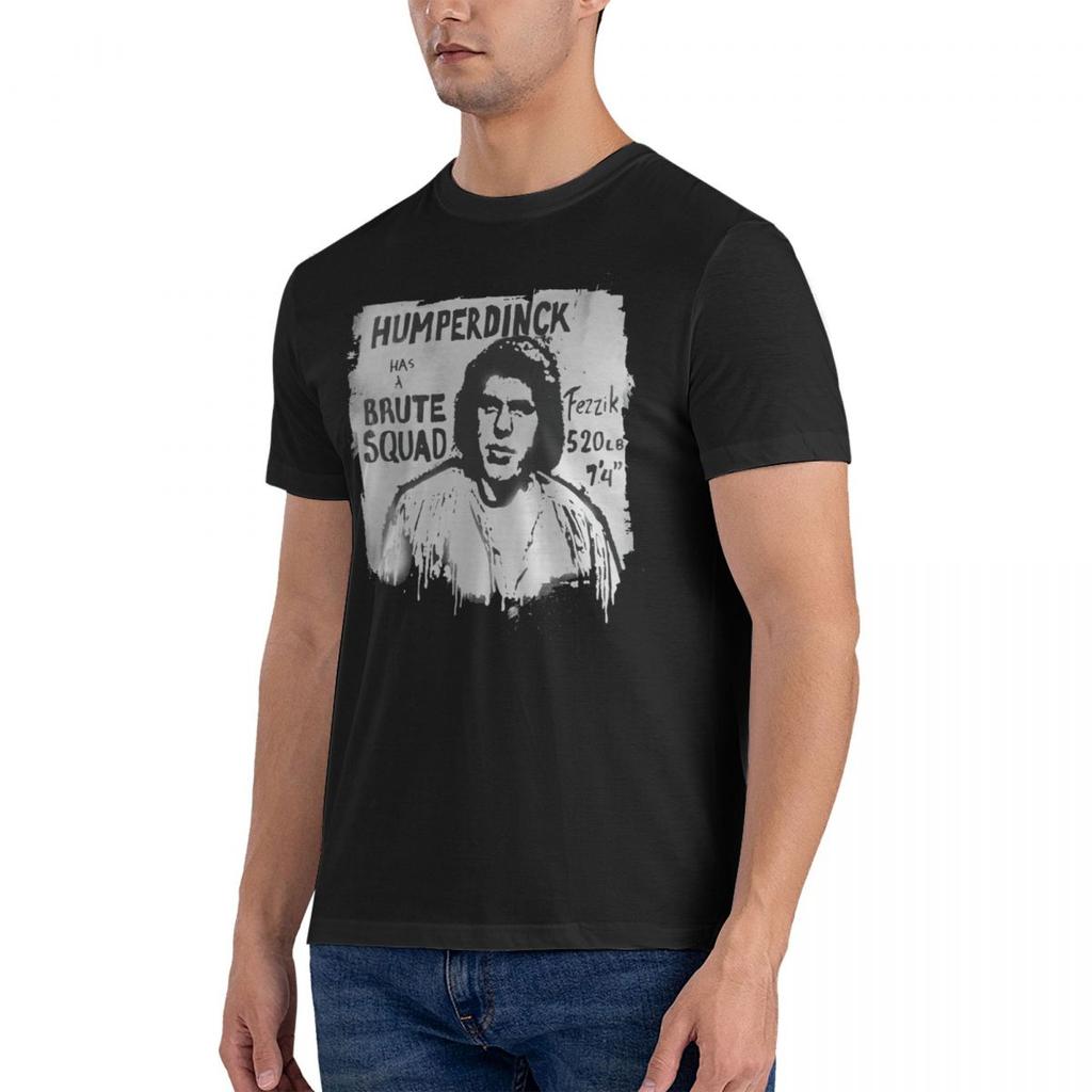 T Shirt Andre The Giant From The Princess Bride Graces    Brute Squad Print Casual Short Sleeve Tees Unisex Gothic T Shirt